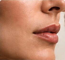 Detalhe do contorno facial